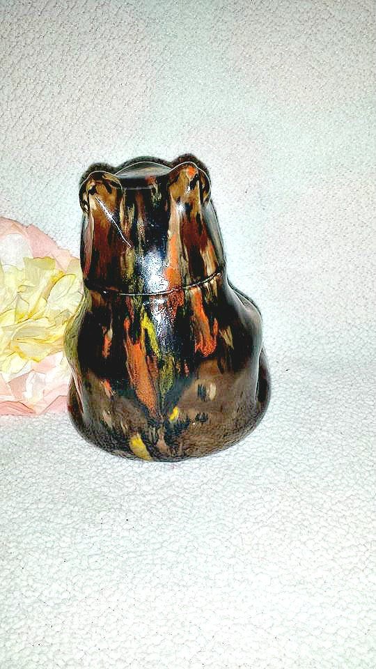 JunkYardBlonde's tweet image. Vintage Splatterware Frog Figurine, Speckled Pottery Frog, Yellow, Orang… tuppu.net/8f5b6dda #Etsy #VintageFrog