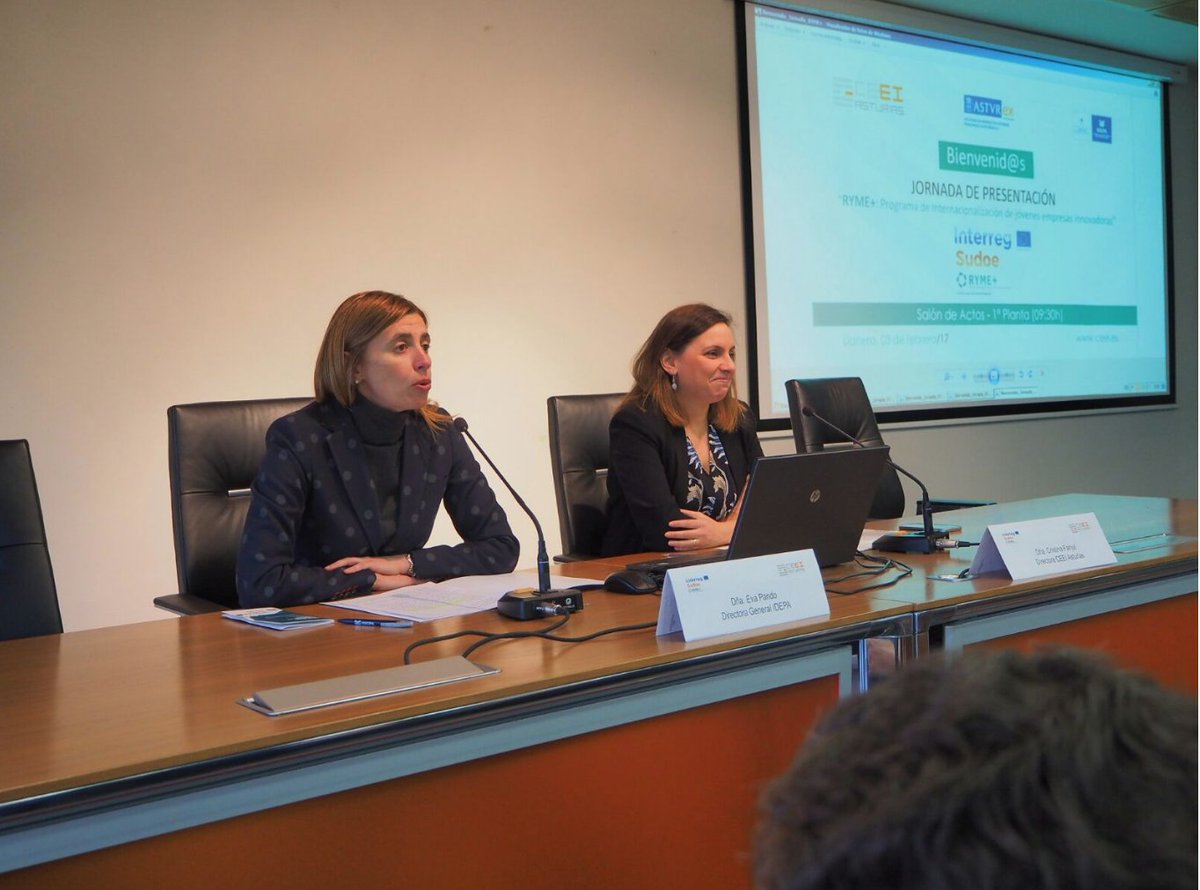 epunto's tweet photo. EPUNTO Norte en la Presentación #RYMEGoGlobal Programa de #Internacionalizacion de jóvenes empresas innovadoras @ceeiasturias @idepasturias https://t.co/aIb9YD2gyG