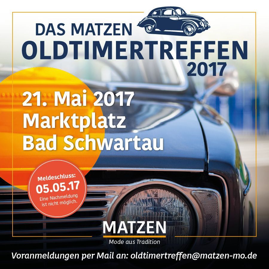 Matzen Mode On Twitter Voller Vorfreude Der Termin Steht 21 05 17 Matzen Oldies Oldtimertreffen Bad Schwartau Youngtimer Autoshow Https T Co Z4eunxxaky