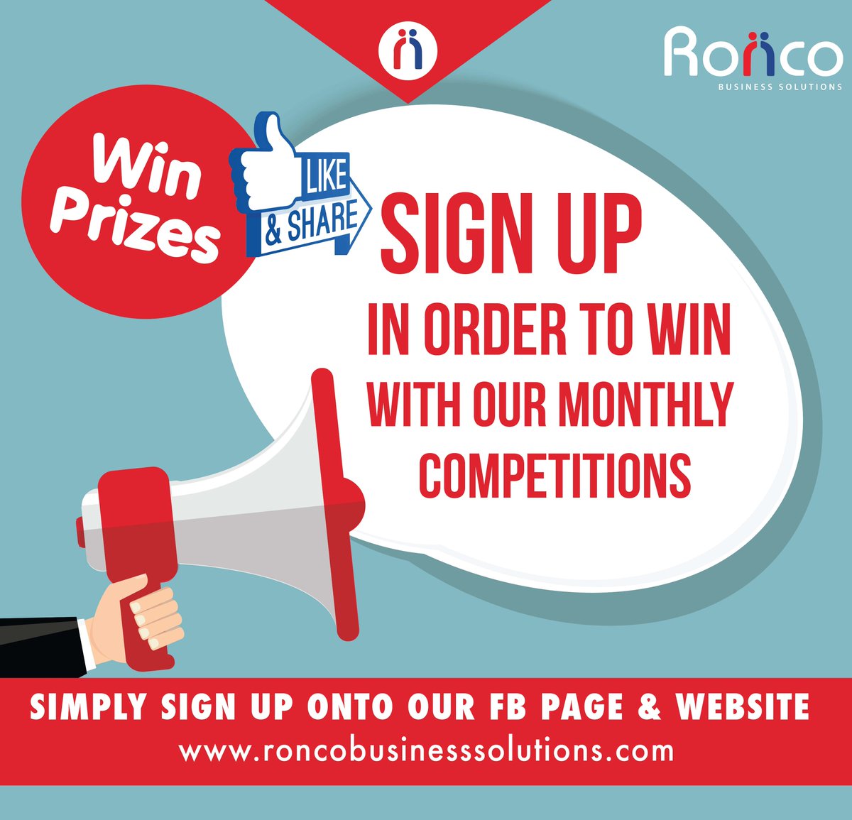 Ronco_Businesss's tweet photo. If you haven't already..... sign up here... https://t.co/T8YqItpaYz
LIke &amp; Share to win one of incredible prizes!!!!
#Competition https://t.co/U4dptldv0c