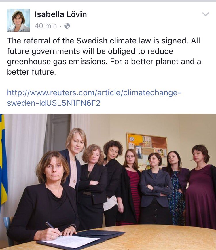 Ganska hög viral potential på den här bildmässiga Trump-passningen från Sveriges vice statsminister