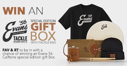 gear4music's tweet image. RT and Fav to win an @EvansDrumheads 56' Special edition Gift Box! This competition closes on the 10/02/2017 at 12pm.

#FridayFeeling