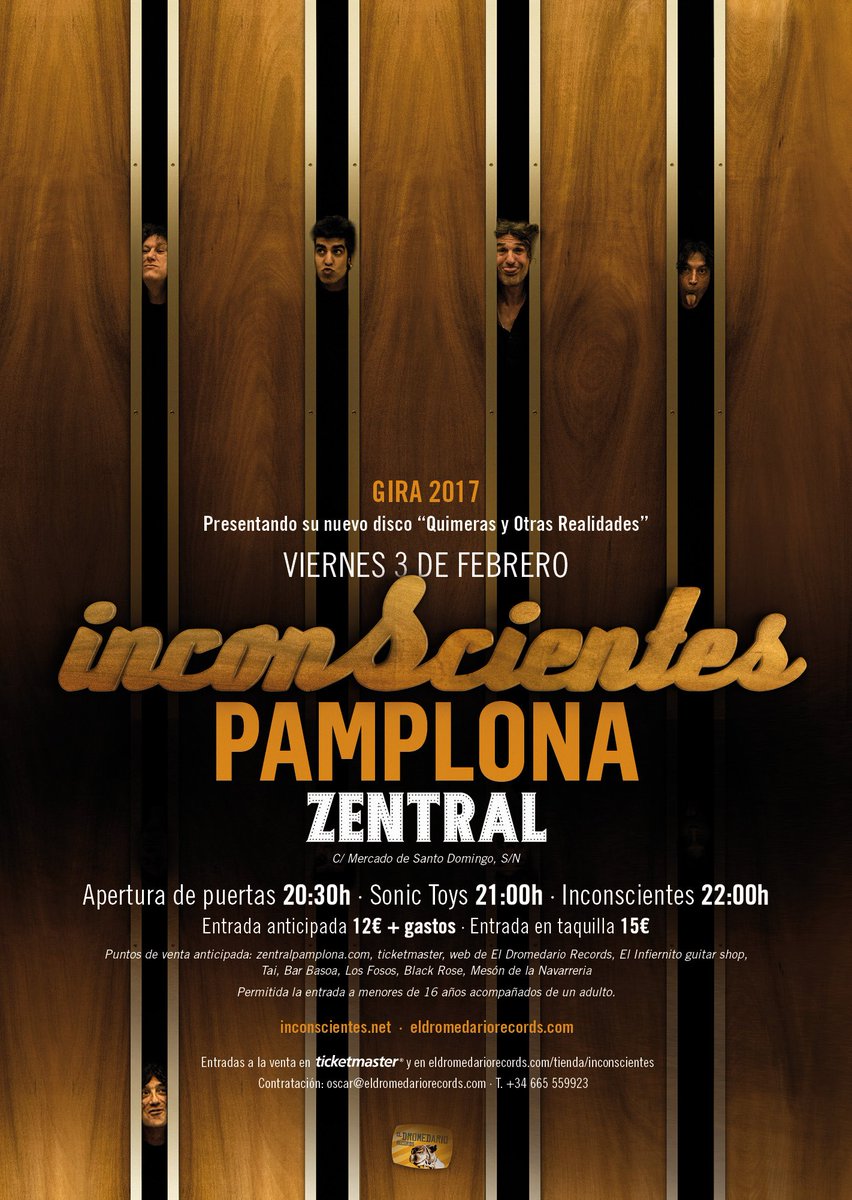 <a href="/Inconscientes_/">Inconscientes</a> + <a href="/sonictoys/">sonic toys</a> en concierto este viernes en <a href="/ZentralPamplona/">Zentral Pamplona</a> bitfm.es/2017/02/incons…
