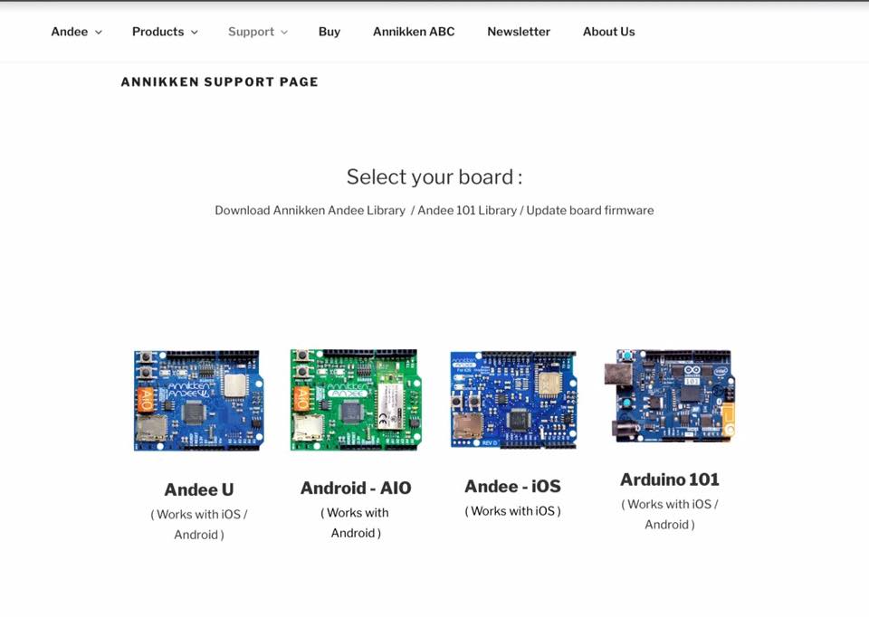 TeamAnnikken's tweet photo. A revamp site for users of #AnnikkenAndee and #Arduino101. Easily select your board and start on your #arduino projects . https://t.co/ZLtAOolcnn