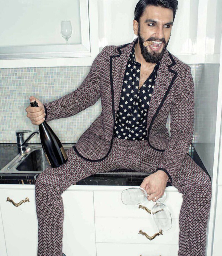 Ranveer Singh on X: Friday got me like 😺🍾🥂