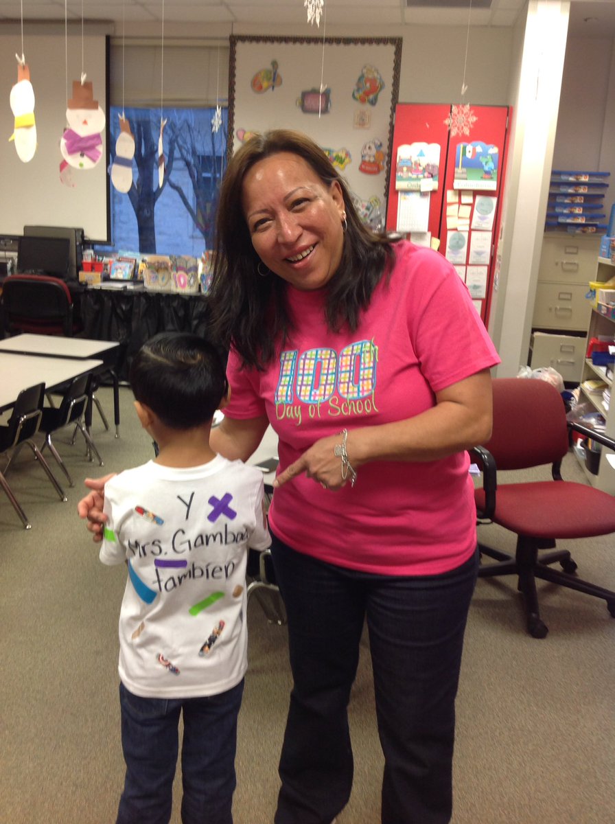 Celebrating 100 days of school. #hf #ecisd <a href="/hfelem/">Highland Forest Elem</a>