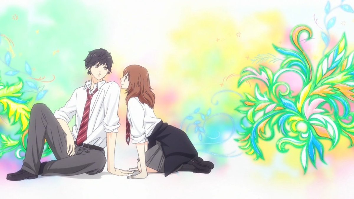 I`m back! Again a recomandation. This time Ao Haru Ride or Blue Spring Ride. Nice romance/comedy/slice of life/school/drama/shoujo anime ^^