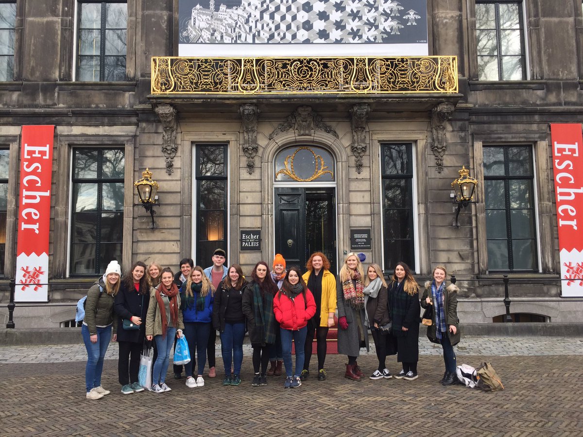 janekeithdesign's tweet image. @DJCAD Textile L2 students, Amsterdam 2017 trip #Escher