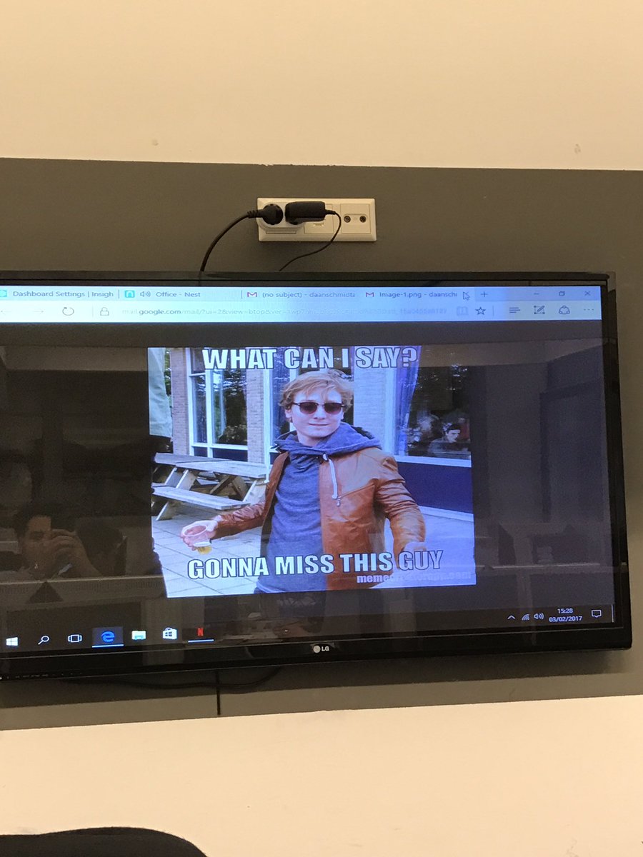 daanolofschmidt's tweet photo. Putting the big man on the big screens at our Amsterdam office. Thanks for everything @ditsjosse @arrowsdigital #backtowork https://t.co/z95WEuoo8u