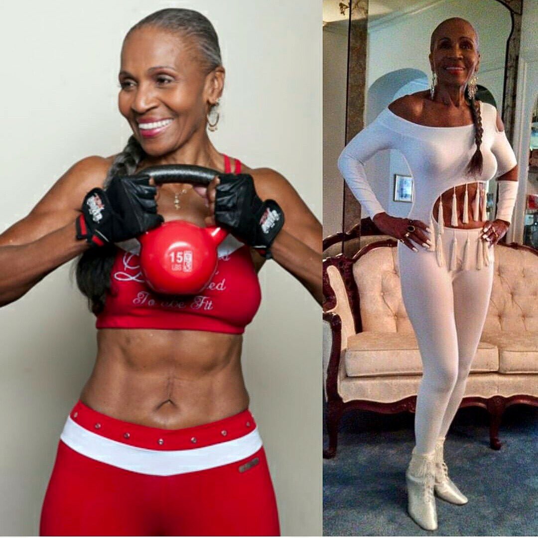 Paul Mason on X: @lisakinsella @realDonaldTrump Also 80-year old  bodybuilder Ernestine Shepherd.  / X