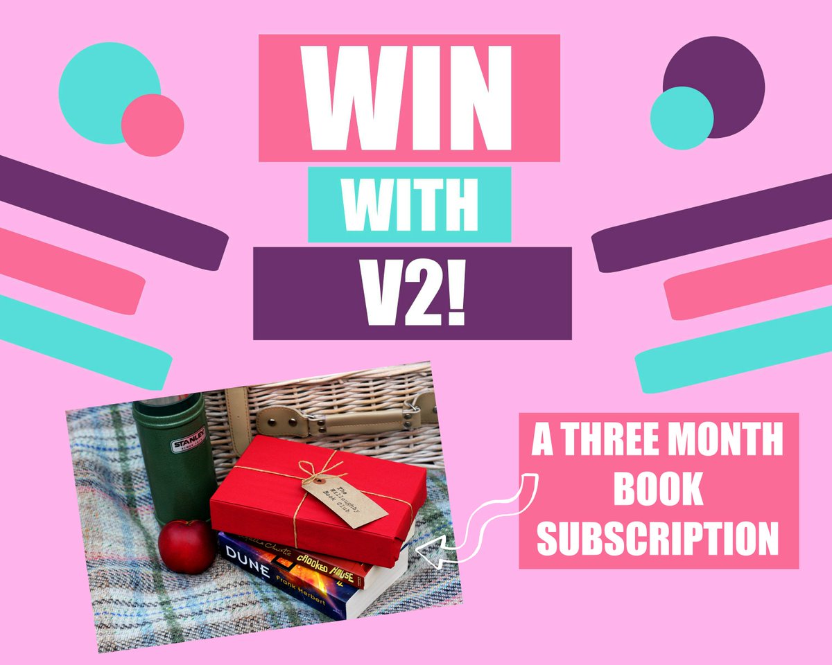 V2CigsUK's tweet image. Love to read? Follow + RT to enter to #win a three month bespoke book subscription package! #Giveaway #FreebieFriday