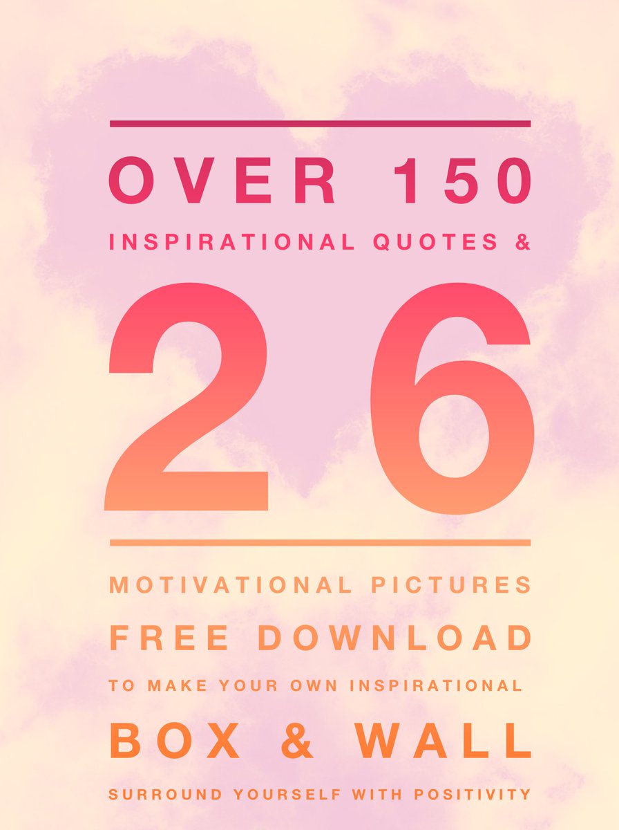 victoriajbrown's tweet photo. "A FEW QUOTES A DAY HELPS TO KEEP THE NEGATIVE THOUGHTS AWAY" #FREE inspirational guide: your own #quotes box &amp; wall https://t.co/Wdw1BgmneP https://t.co/tlevn2hWqq