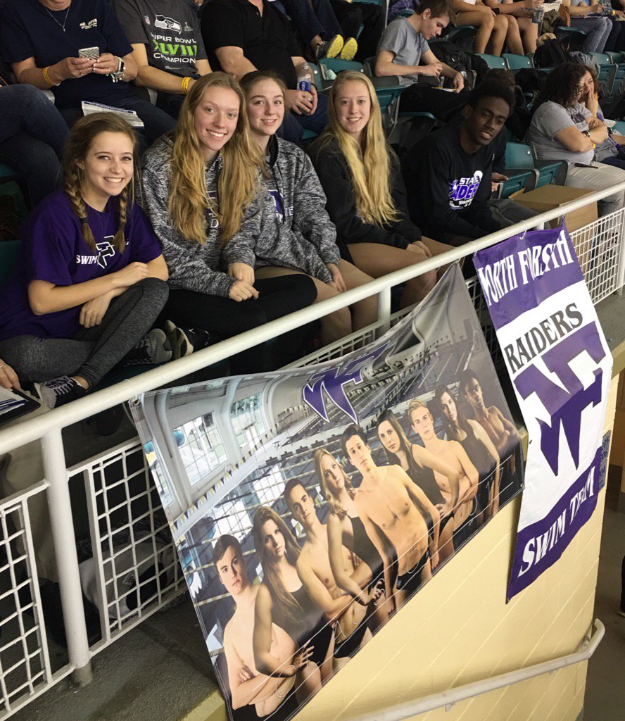 State swimming championships!!!  Go Raiders!!