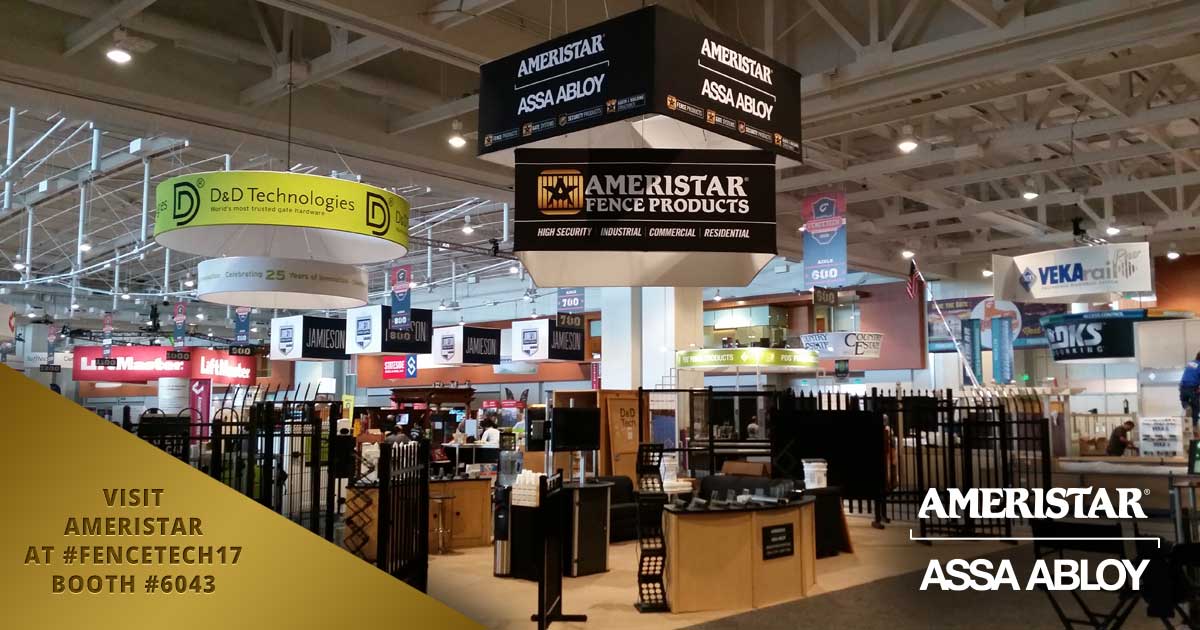 NathanWells_PSP's tweet photo. Celebrate #FENCETECH17 Be a #FenceTechFan and be sure to drop by #AmeristarPerimeter booth 6043 https://t.co/V0XPAZ817Y