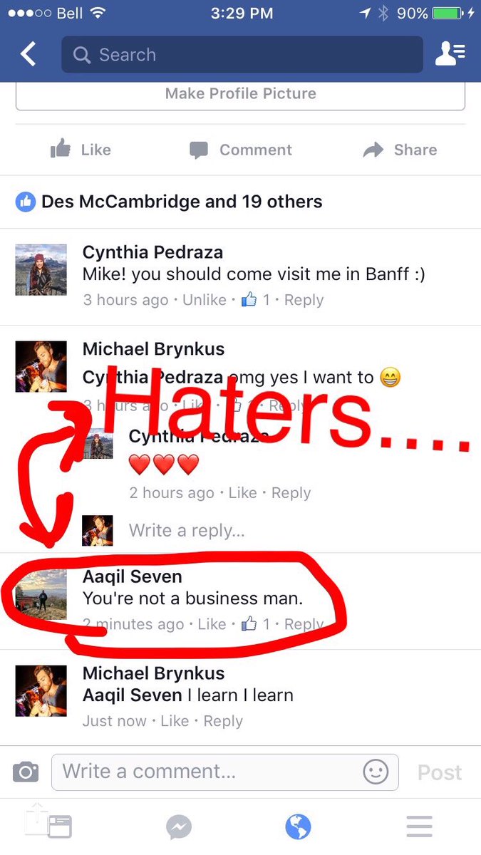 MikeBrynkus's tweet photo. Haters are going to hate, while the obsessed create. #10x #10xMarketing #hatersgonnahate #ldnont https://t.co/ibrPfGlmIk