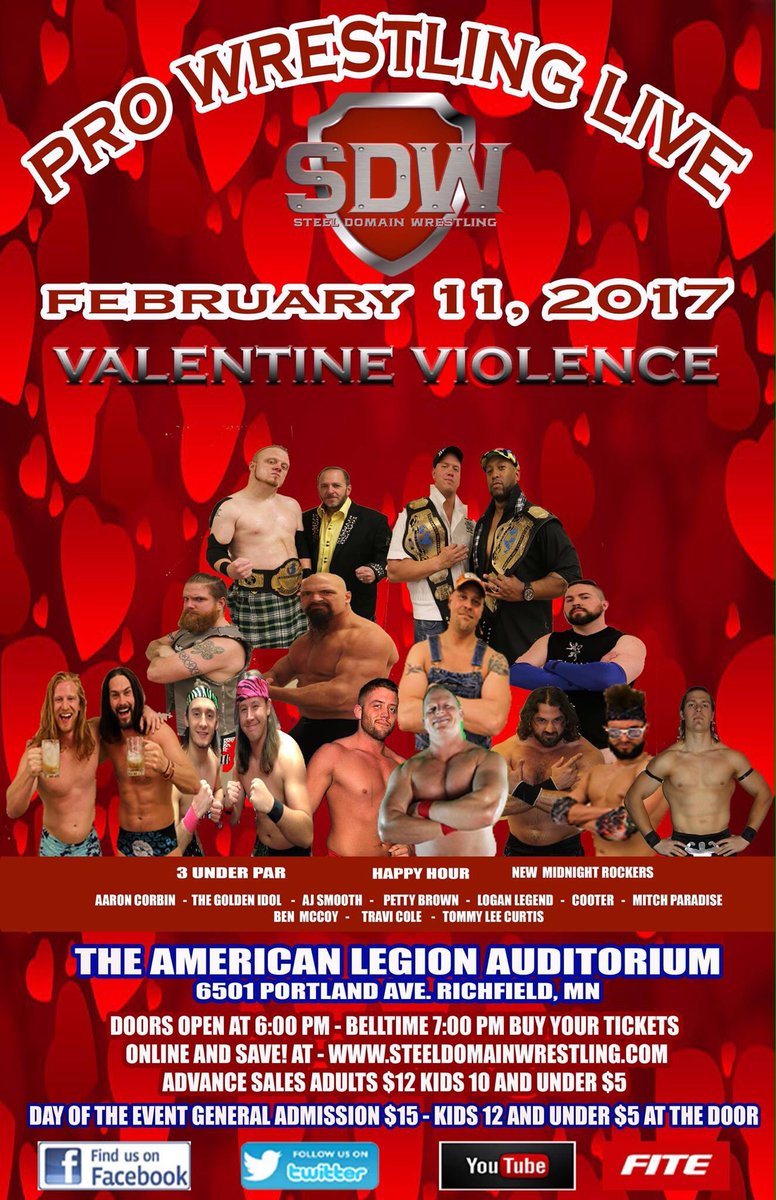 OfficialSDW's tweet photo. @OfficialSDW is 8 days away from #Violence Don't miss #SDWchamp @TheeAaronCorbin vs #MitchParadise #lastmanstanding & much more https://t.co/nLlct0Sm5k