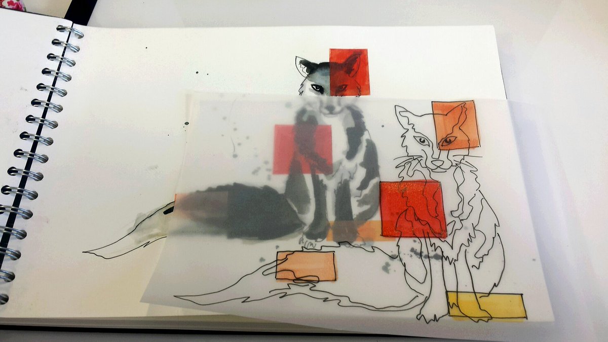 GinkgoGilded's tweet photo. Fmp fox #colourblock #orange #red #fox #design #image #illustration #sketch #drawing #designer #animal #animals #wild #colour #ink #black https://t.co/x09ijEa2AP
