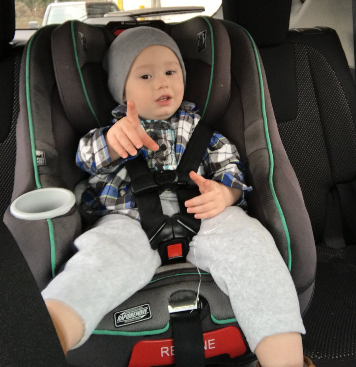 darlajfuller's tweet photo. My grandson Jasper, looking like his dad today!! #18mos https://t.co/AigsJdOacs
