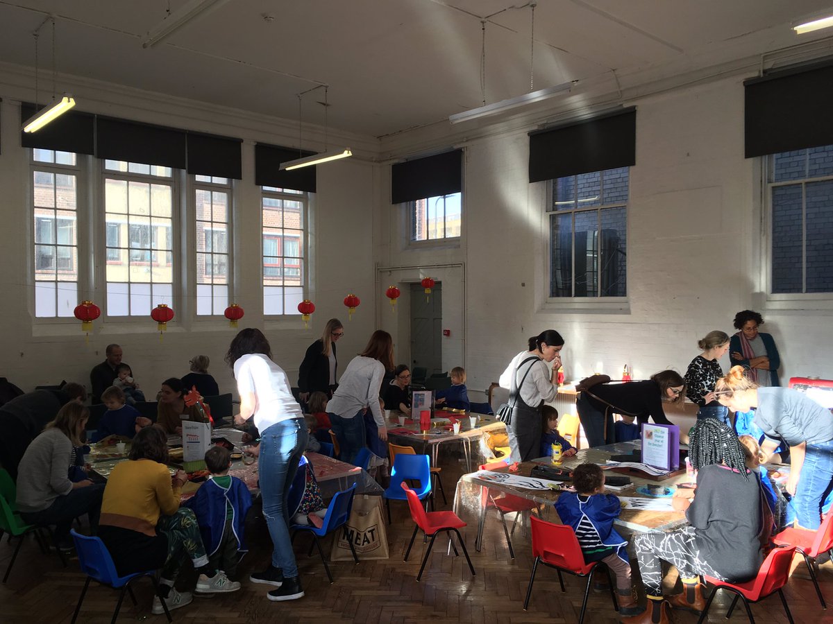 Saint Barnabas Dalston #artsclub is buzzing! #dalston #arts #emergingartists #community