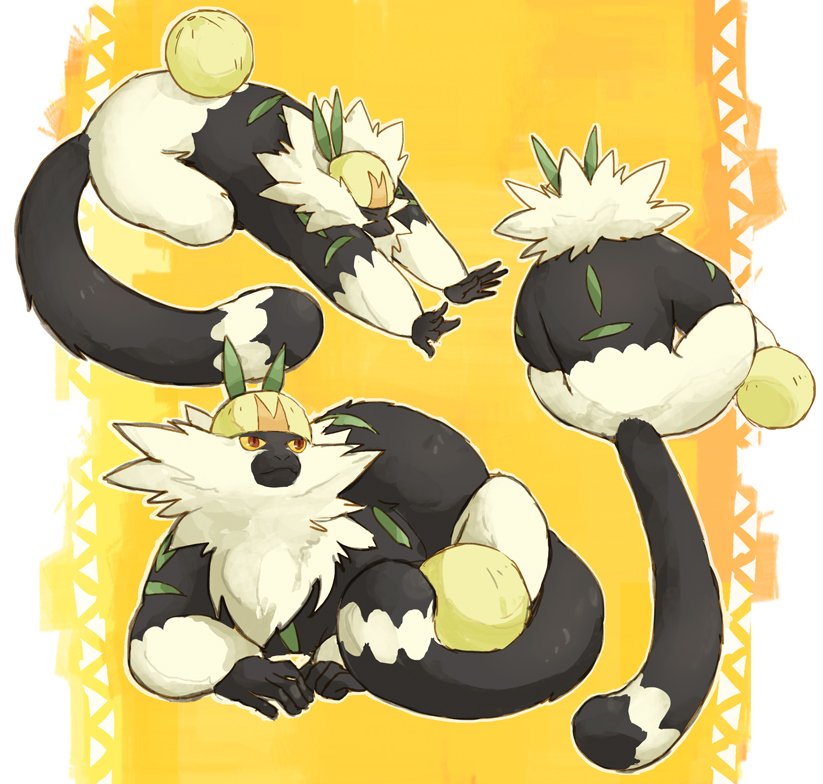 Nyala Whitedream 135 ゲームで動くナゲツケサルはもっとイケメンで可愛いんですよ 色使いまで見ていただき嬉しいです フォローありがとうございます Twitter