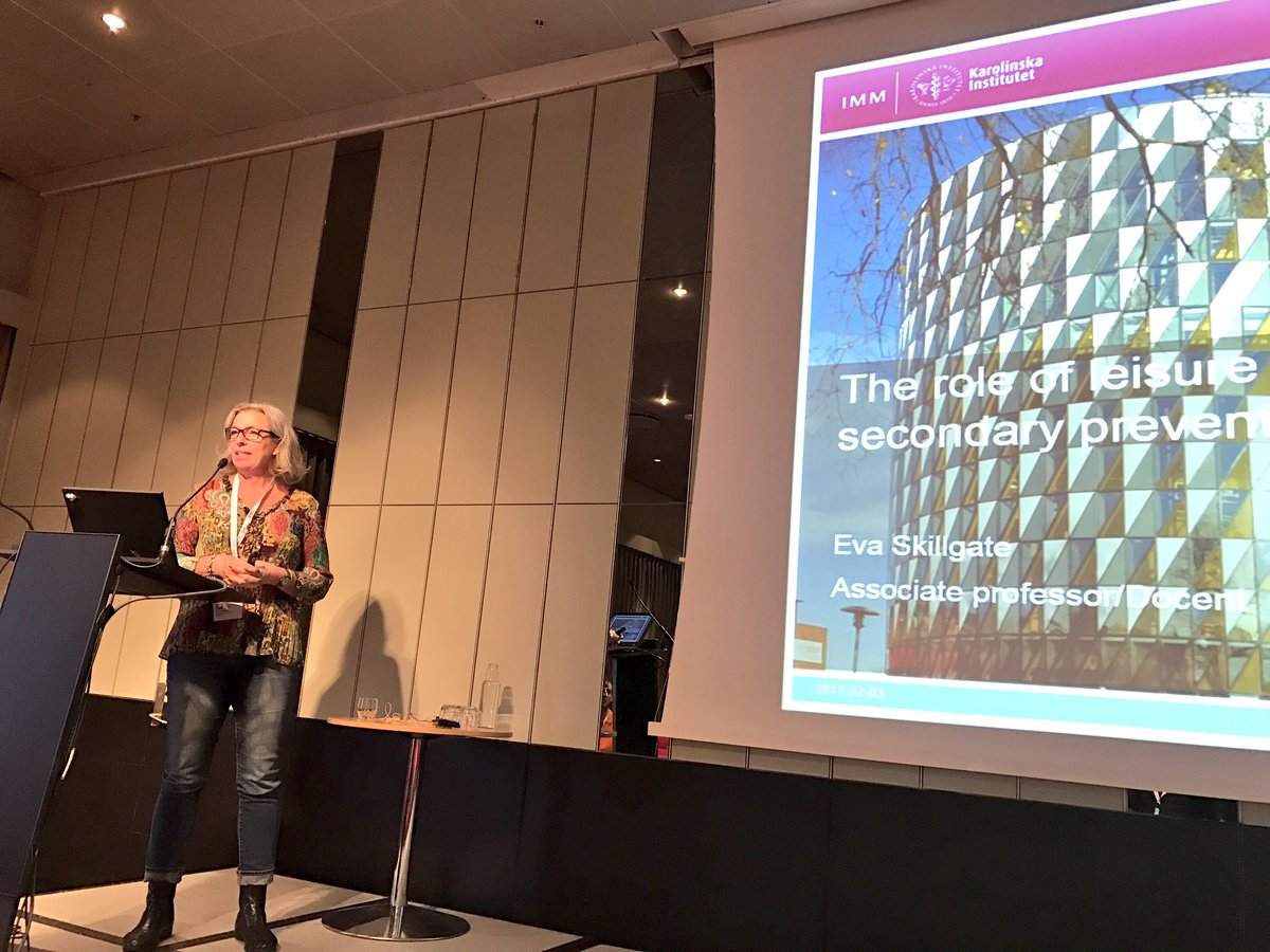 martinasker's tweet photo. @skillgate_eva enters the stage talking about the role of physical activity #Sportskongres https://t.co/DTs0dmkIAv