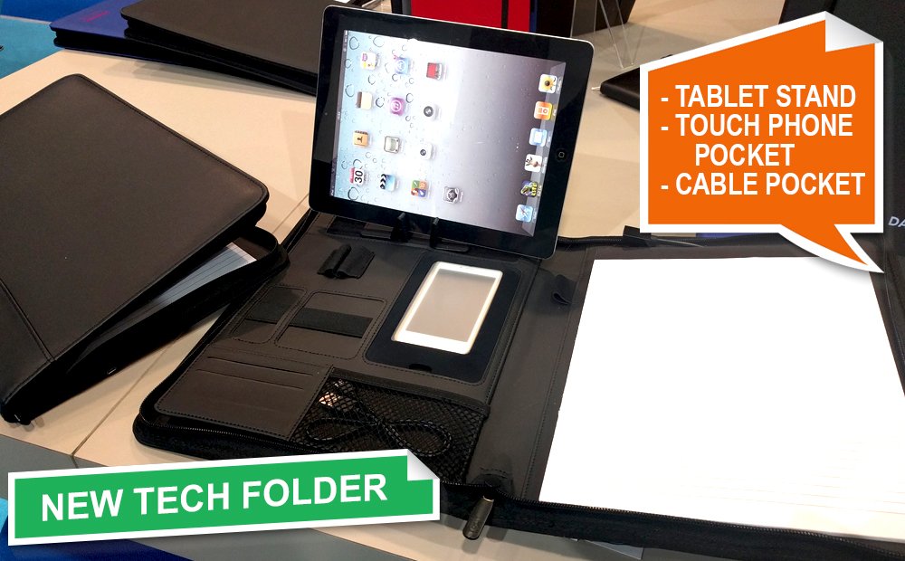 UKCorpGifts's tweet photo. New Tech Folder was just one of the new #promotionalgifts we loved at #ppexpo See all: https://t.co/HhVdWp79nt https://t.co/thNxiKJki3