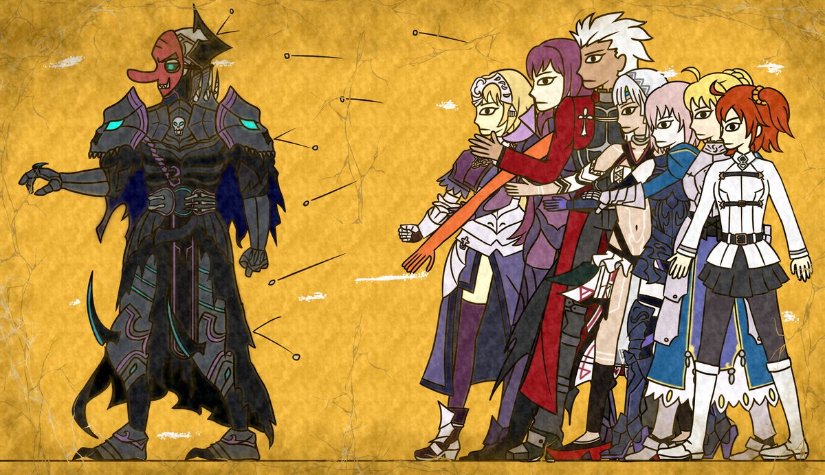 キタ 壁画豆まき Fatego Fgo 壁画 節分 豆まき