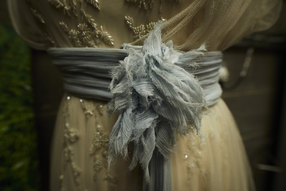 Beaded dress detail, designed by <a href="/Peter_Obrien/">Peter O'Brien</a> worn by Charlie Murphy in #Pygmalion. #CostumeHire bit.ly/1RzFAav