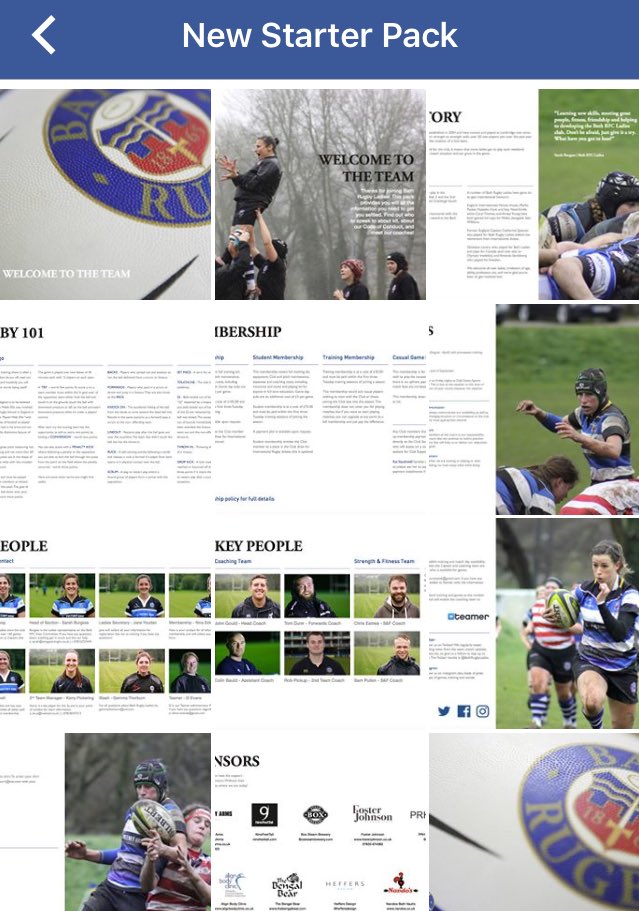 BathRugbyLadies's tweet photo. New to the team? Looking for more info on joining us? Head to our Facebook page to read our New Starter Pack 🏉 #rugbywomen #bathladies 💙 https://t.co/jn0CR3us3Y