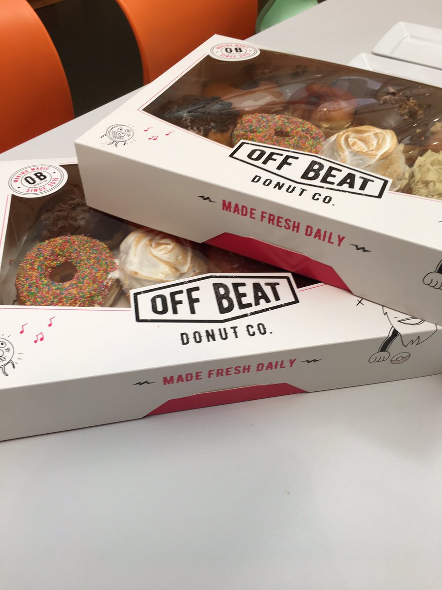 DoyleCollection's tweet photo. Big thanks to @Q102MoreMusic &amp; @OffbeatDonuts for dropping over mouth watering donuts to The Doyle Collection HQ! 🍩🍩🍩😍 https://t.co/8o2Ix9jv4t