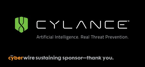 thecyberwire's tweet image. CW Sponsor @Cylanceinc: Artificial Intelligence, Real Threat Prevention. goo.gl/QCW2Nm #cybersecurity #infosec