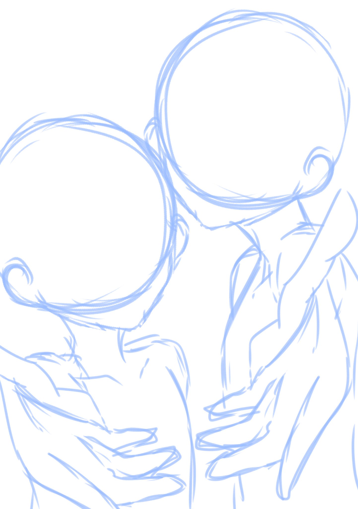 キス イラスト 構図 フリー