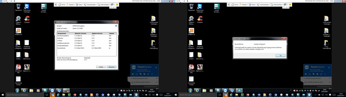 PecoraNera1's tweet image. Update erfolgreich 👍
Today, remote support from Bologna to South Tyrol via @TeamViewer for updating a #SimMan 3G to #LLEAP Ver. 6.2