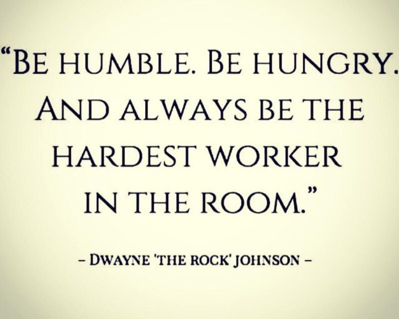 RyanJBorawski's tweet photo. Be HUMBLE and be the HARDEST working person in the room! #Success #Leadership #Motivation #Inspiration #Sports #Business #Life https://t.co/WtL7KAidf1