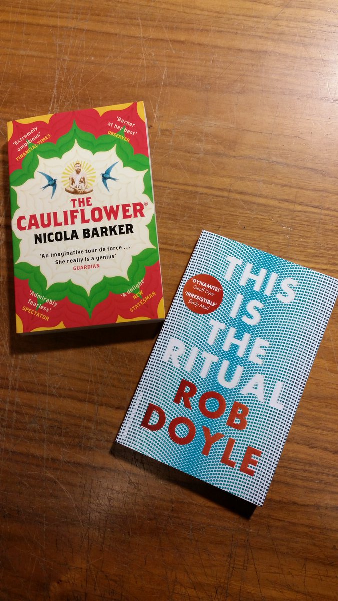 vibesandscribes's tweet photo. Loving these two publications. The covers are great too @RobDoyle1 #thisistheritual #thecauliflower https://t.co/1UbED5sxG6
