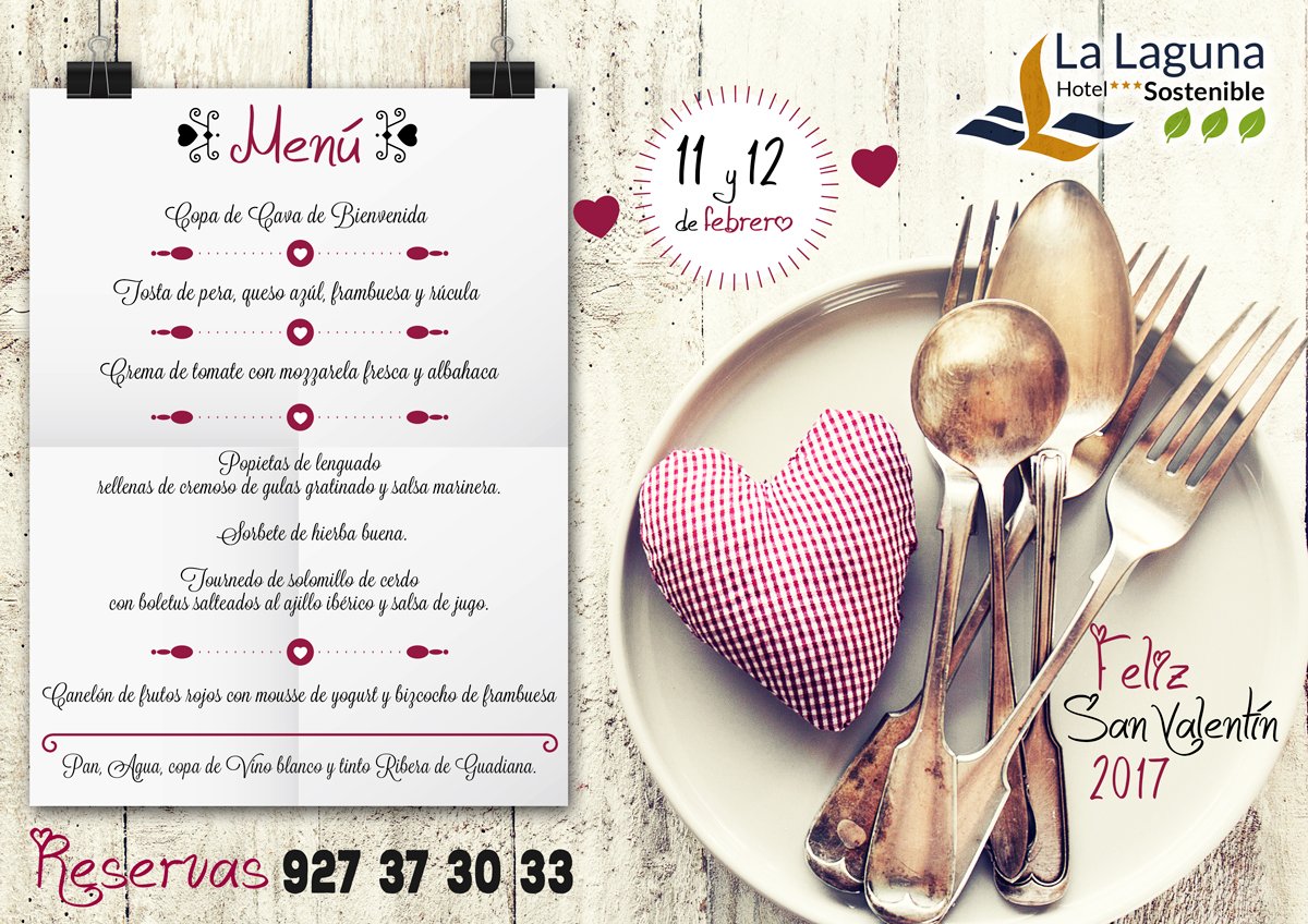 Como cada año la mejor opción para celebrar un día tan especial como #SanValentín es Hotel Restaurante la Laguna. Reserva ya en el 927373033