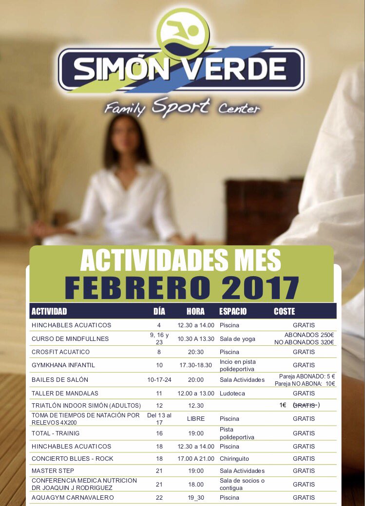 Echa un ojo a las actividades que hemos preparado para este mes y ¡reserva antes de que te quedes sin hueco!