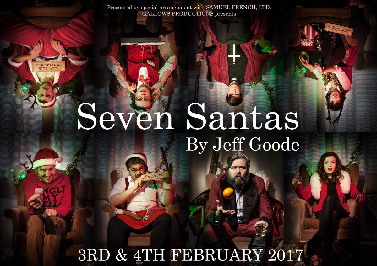 Our first performance is today! 

#SevenSantas

7pm 
Winchester Discovery Centre

See you all soon!