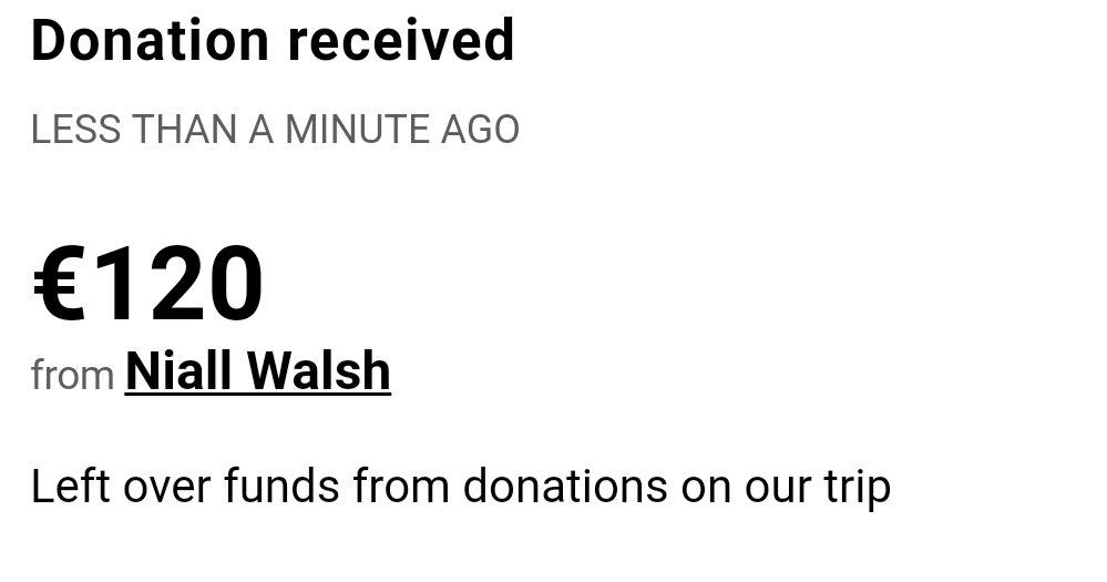 TwoRoamingNuns's tweet photo. Just lodged part of the funds from our donations, still have a load of GBP that we have to lodge. Thanks again everyone #BegBorrowStealDCU https://t.co/GZlaTU8Xl3
