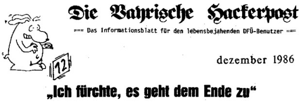 [Neues Exponat] bit.ly/2kxaGsH  #BayrischeHackerPost » 12 « (AUSGABE 10 von 1986) // #VintageComputing #RetroComputing