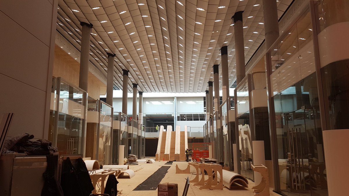 wijdemaninc's tweet photo. Sneak peak inside nhc het wordt prachtig @BAMbouwtechniek @CU2030 https://t.co/WtriTYbwH0