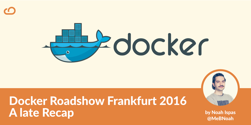 anynines's tweet photo. Docker Roadshow Frankfurt 2016 - A late Recap 😎 | Read now: https://t.co/hyT0RwZElH | #Docker #HPE #Containers #Frankfurt https://t.co/OGFTXFbnW5