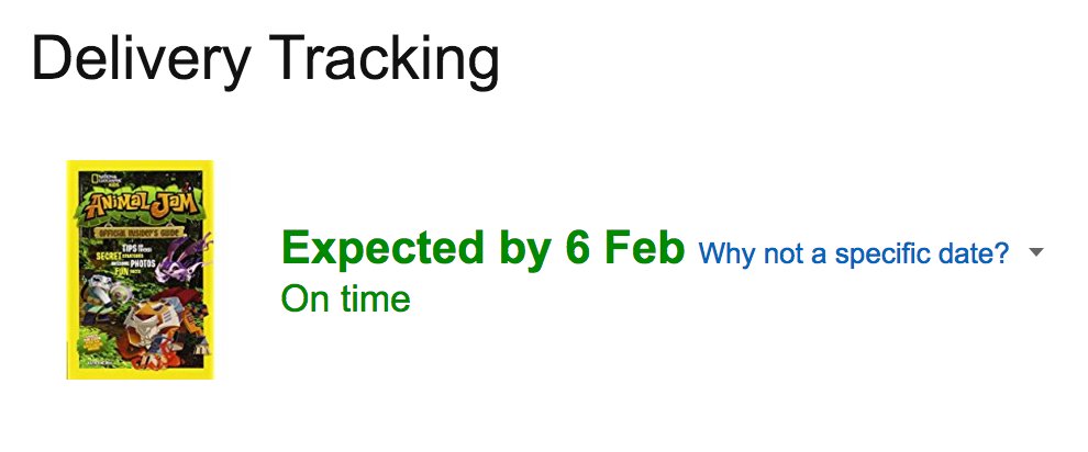 DadtedAJ's tweet photo. It would be nice if this arrives today! https://t.co/kDZaCuGYSd