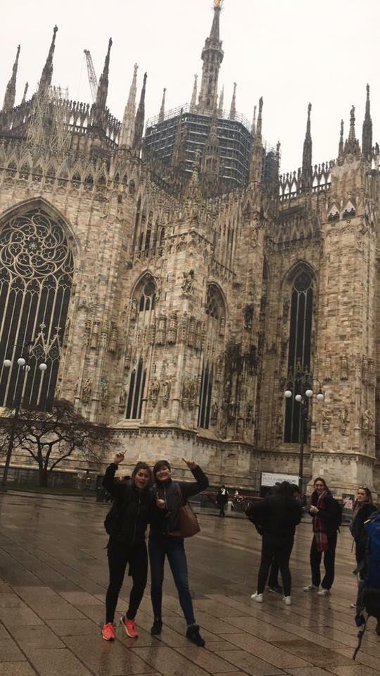 NotFastButFurio's tweet photo. Needless to say we were the happiest two standing outside the duomo di Milano this morning 💃🏼 https://t.co/UD4dLgMega