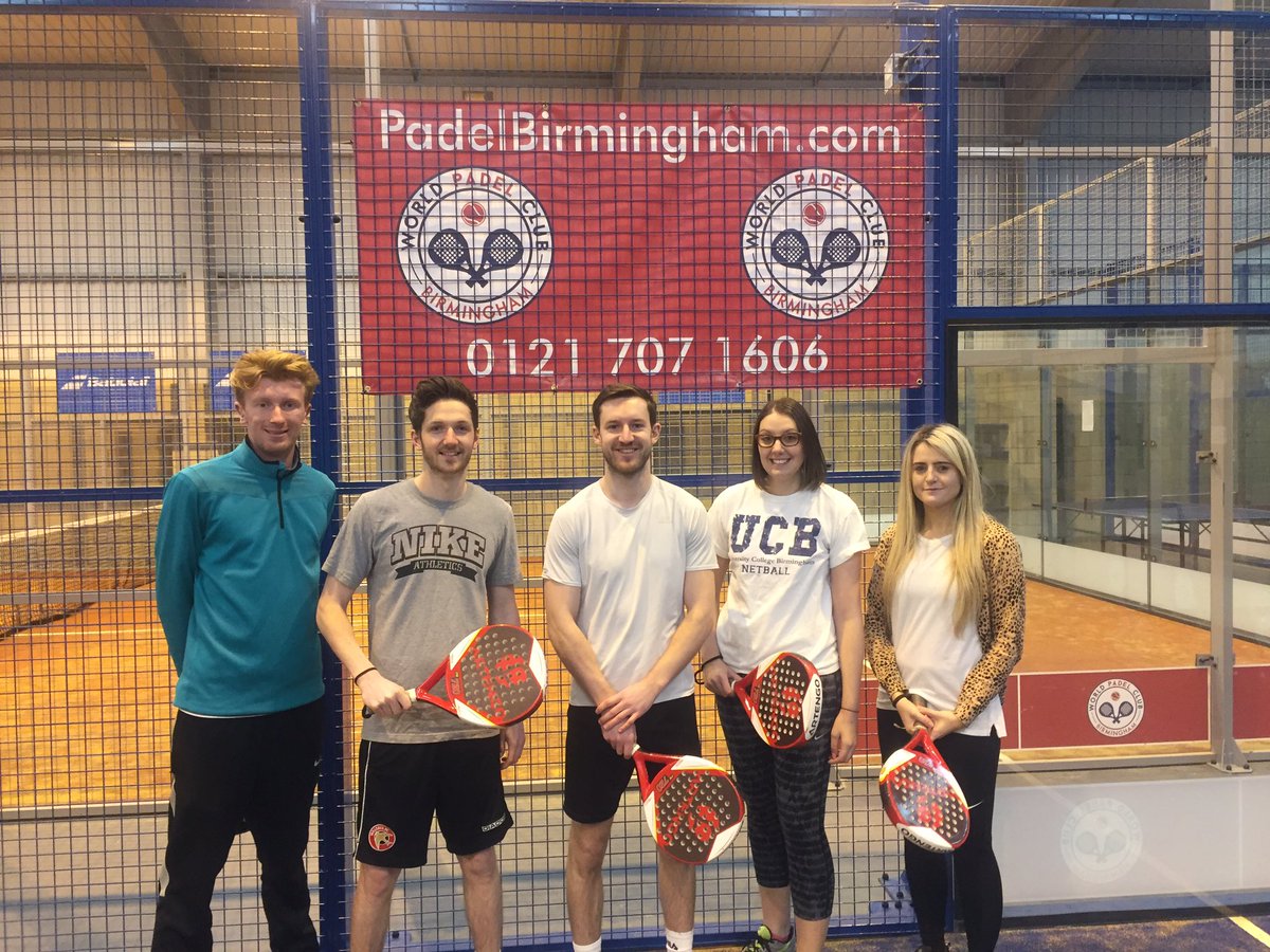 PadelBirmingham's tweet photo. Thanks to @TigerTurfUK and their PR team who were here giving padel a go with coaching from Jack. They are now  #PadelAddicts https://t.co/lG632bdMFi