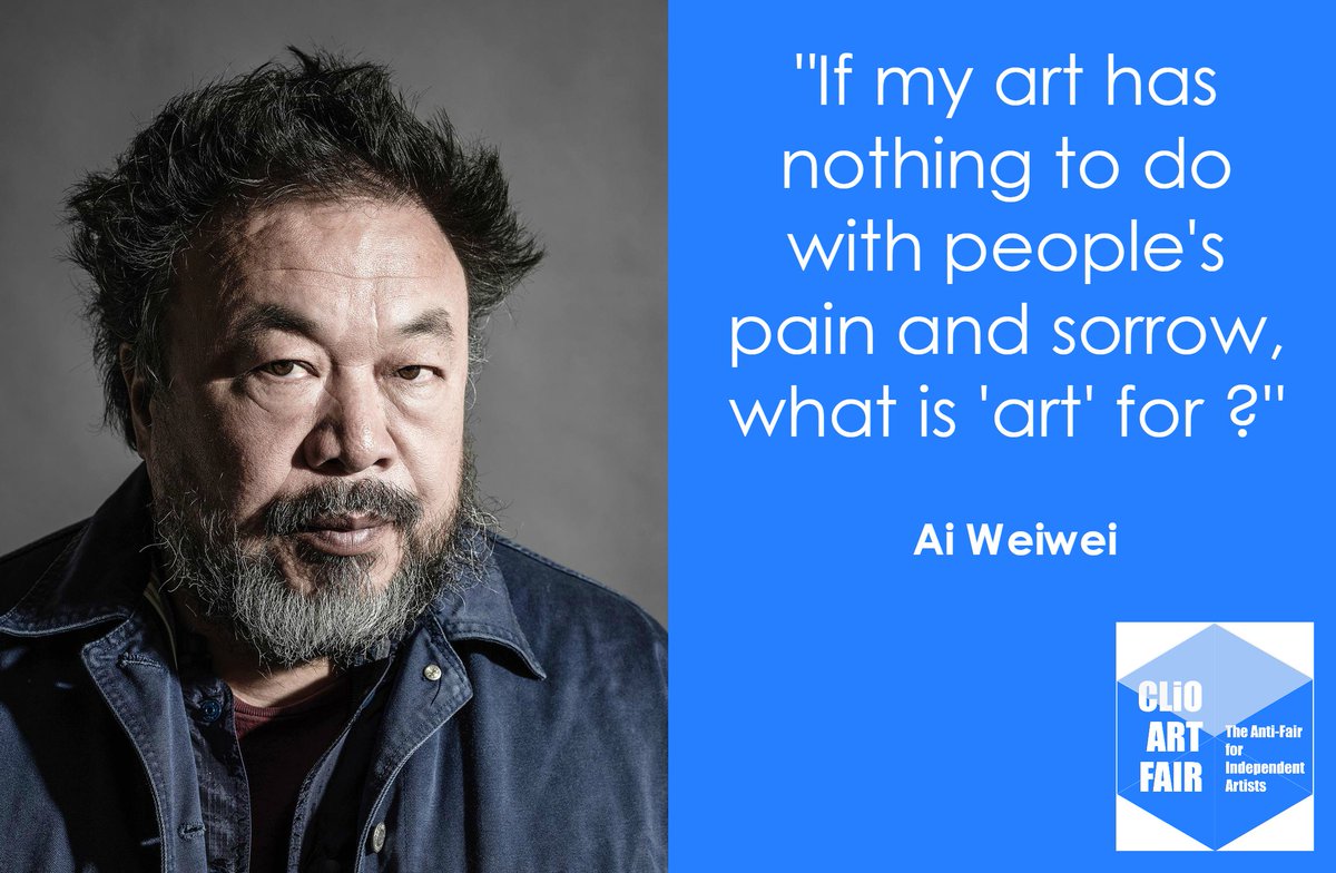 ClioFair's tweet photo. #clioartfair2017 #clioartfair #nyc #chelsea #quoteoftheweek #artquote #AiWeiwei https://t.co/jfgujqsNps