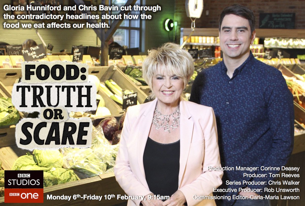 Don't miss <a href="/Chris_Bavin/">Chris Bavin</a> next week every morning at 9.15am on <a href="/BBCOne/">BBC One</a>'s Food: Truth or Scare!