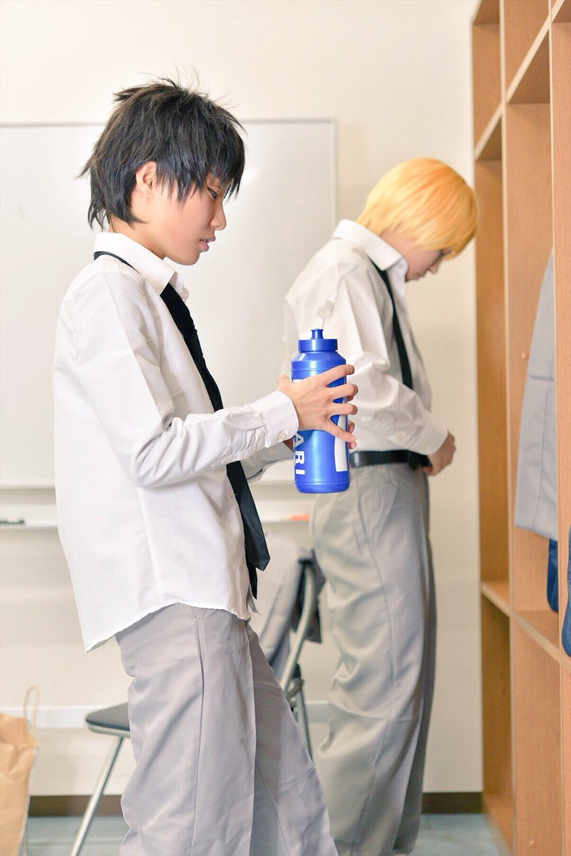 A棗a しばらく低浮上 黒子のバスケ 黄瀬涼太 笠松幸男 更衣室 男子高校生 海常高校生のただの着替えシーン