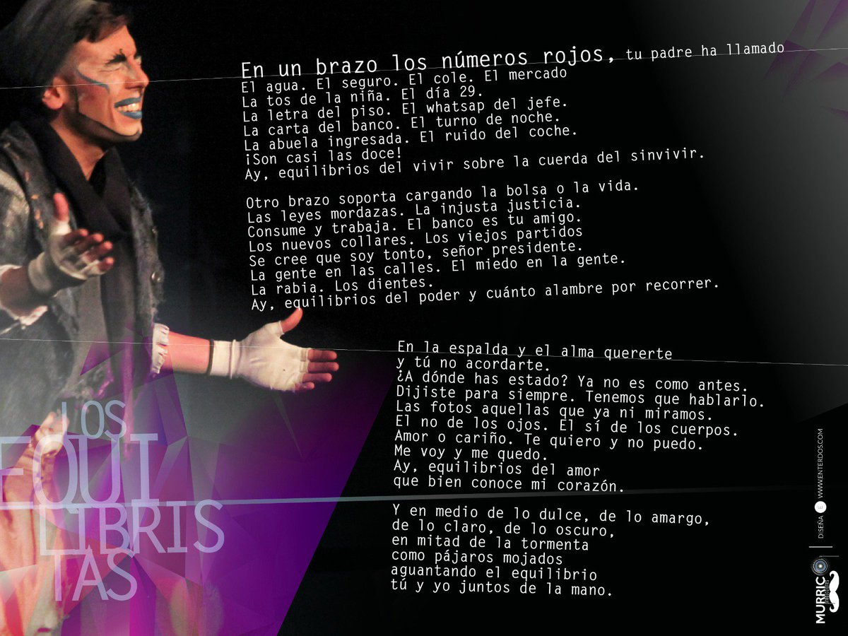 los_doce's tweet photo. Aquí os dejamos esta maravilla hecha cuarteta. Equilibrios de la vida... https://t.co/AYQRzw3zy2