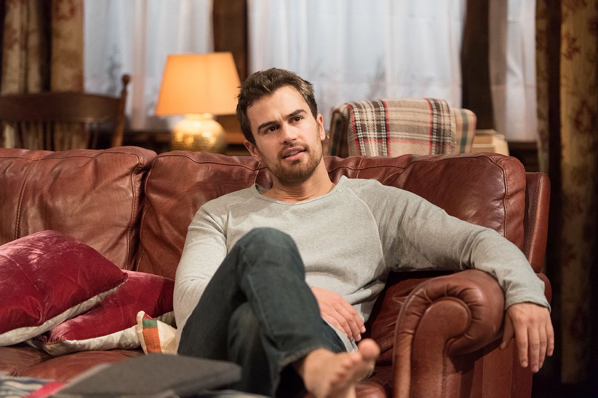 Hamps_Theatre's tweet photo. The rather sexy #HTStrangers production photos of @EmiliaFox and Theo James are now online - see full album here: https://t.co/QRLaO0OAki https://t.co/8amxeTnKt1